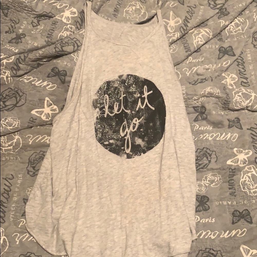 Cute “let it go” tank